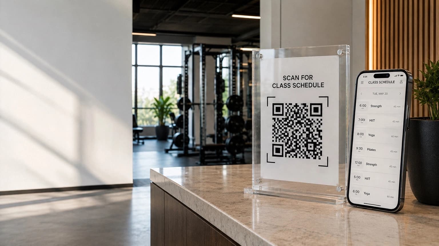Gym QR Code Creator